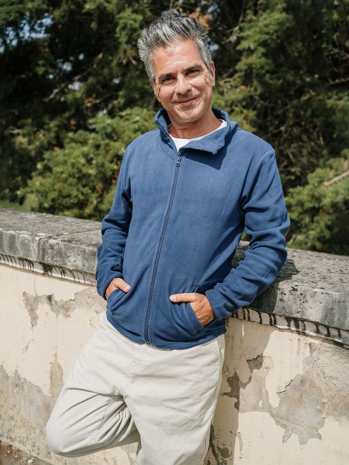 Куртка флисовая мужская Helsinki, красная, размер M