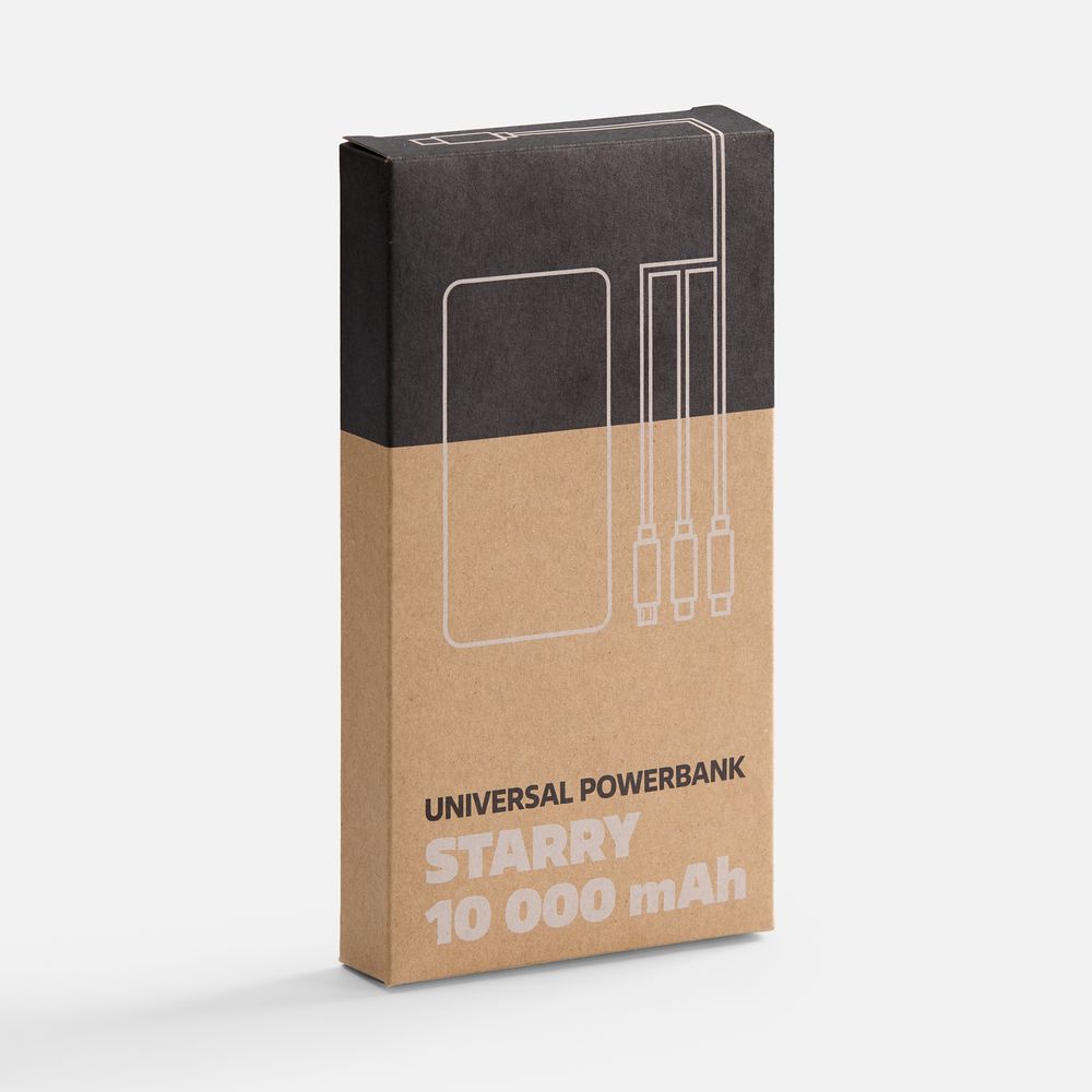 Аккумулятор Uniscend Starry с подсветкой, 10000 мАч