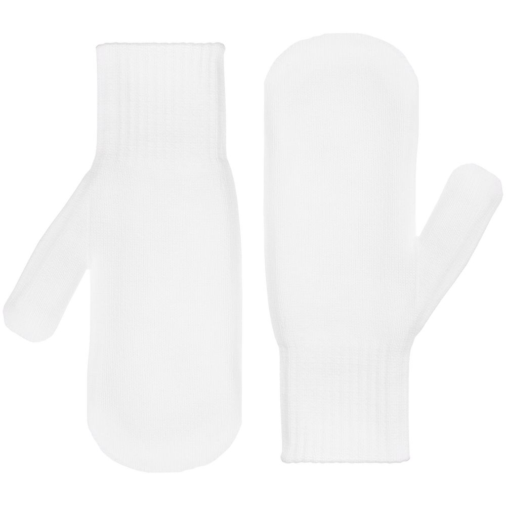 Варежки Life Explorer, белые, размеры S/M