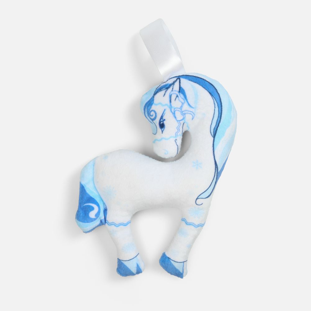 Мягкая игрушка — подвеска «Снежка» — пример нанесения логотипа (сделано в России) | Print Logo