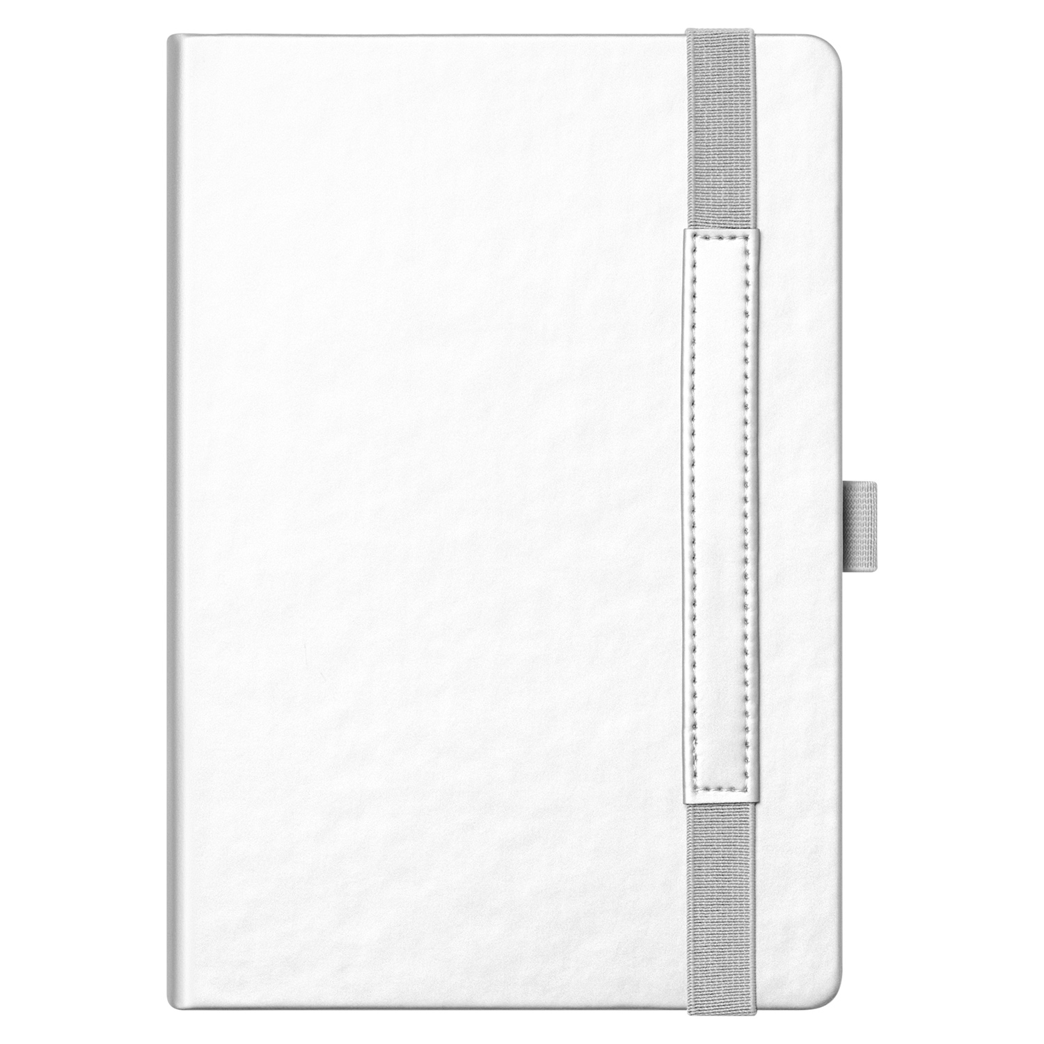 Ежедневник Альфа (Alpha) недатированный, серебро/серый