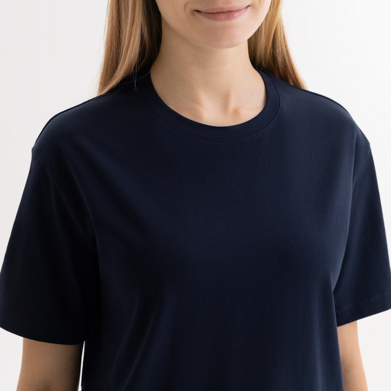 Футболка унисекс KRIS, 150 гр., темно-синяя, размер XXXL