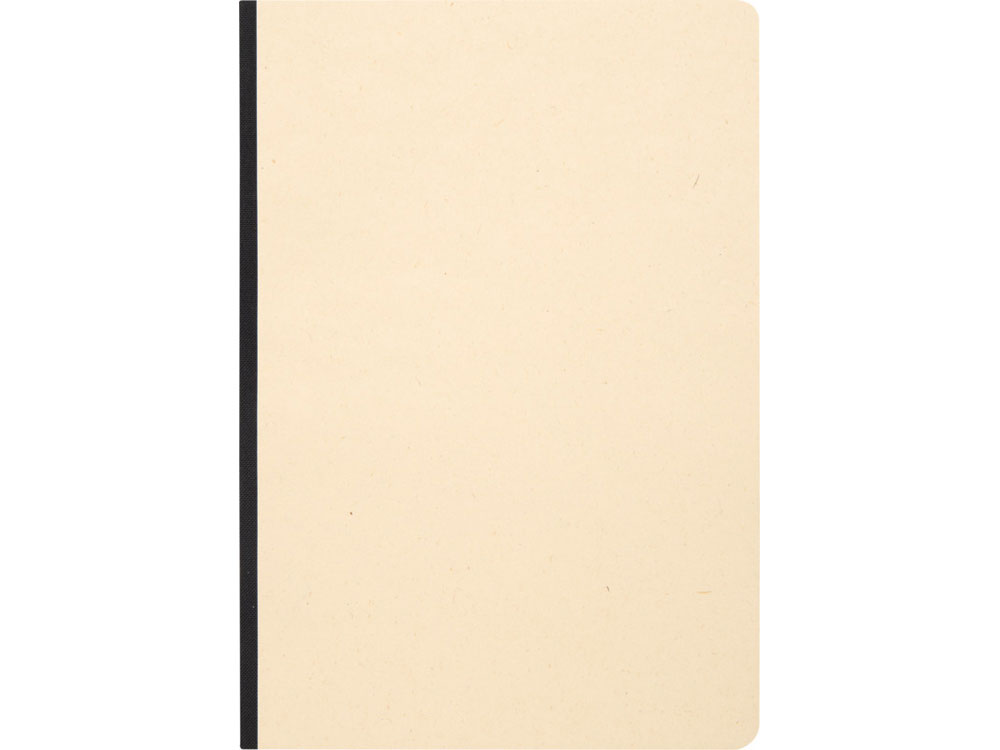 Блокнот из сахарного тростника и RPET А5 Liliana, натуральный/черный