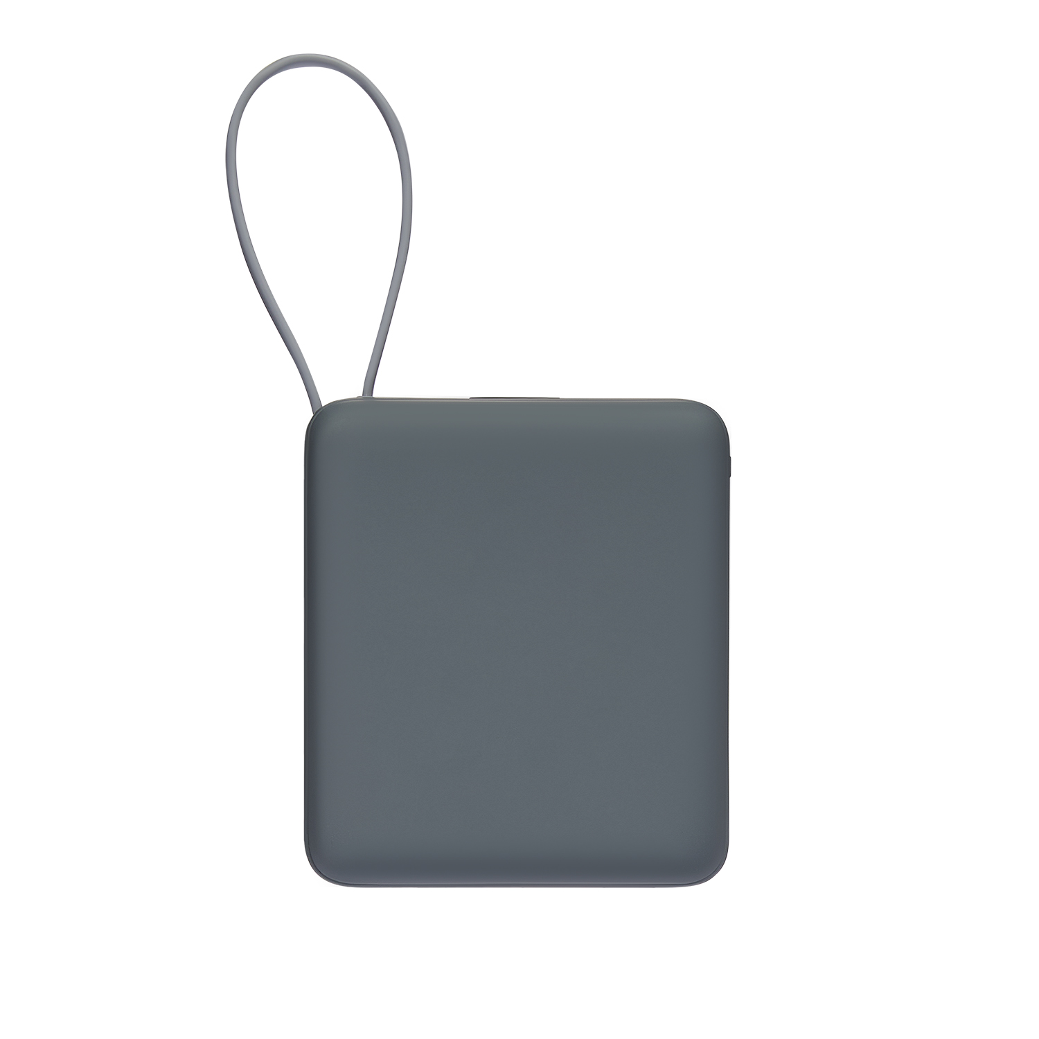 Внешний аккумулятор с подсветкой Риттер PD (Ritter PD) 10000mAh с функцией беспроводной зарядки 15W, серый