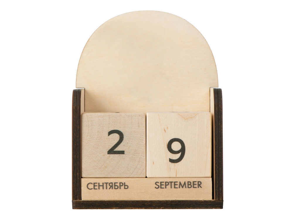 Настольный деревянный календарь