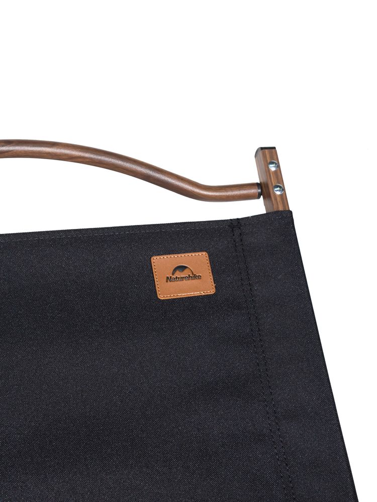 Стул MW02 складной, черный фото на сайте Print Logo.