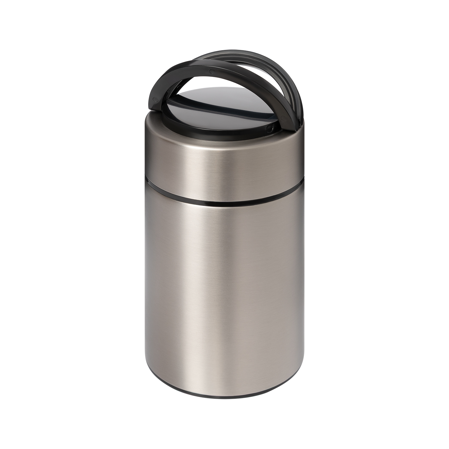 Термос для еды Bento, серебряный фото на сайте Print Logo.