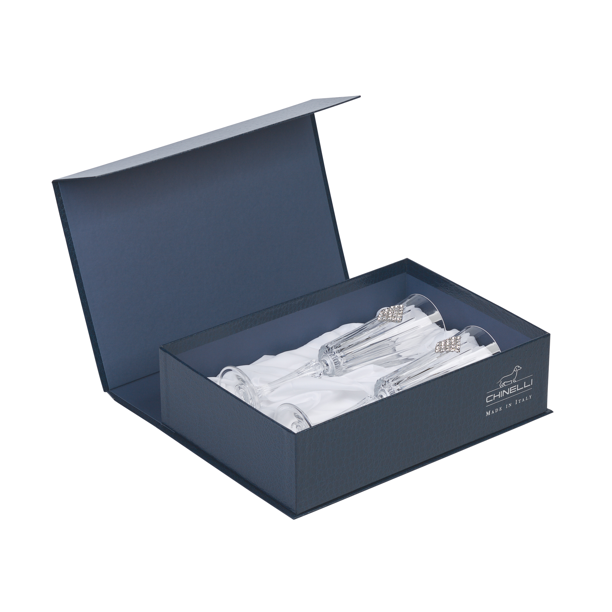 Набор для шампанского "Regina Rombo", 2 фужера фото на сайте Print Logo.