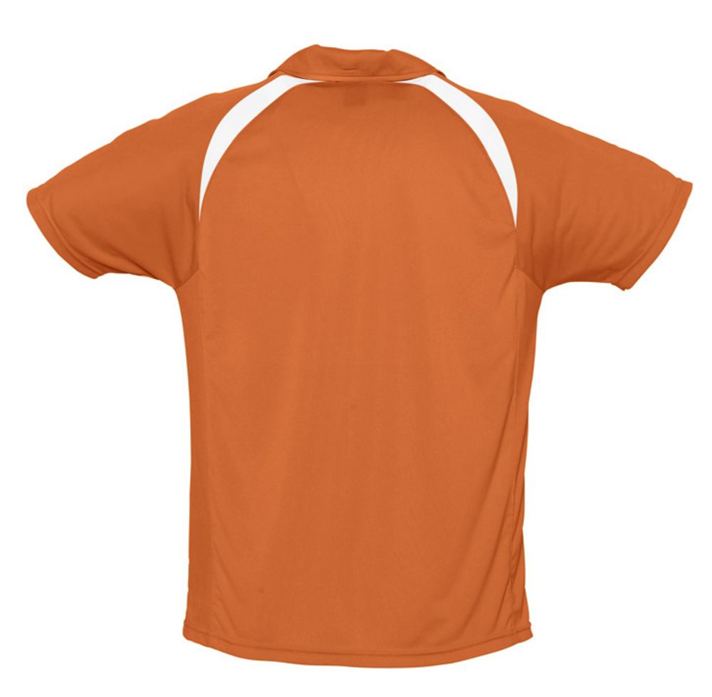 Спортивная рубашка поло Palladium 140 красная с белым фото на сайте Print Logo.