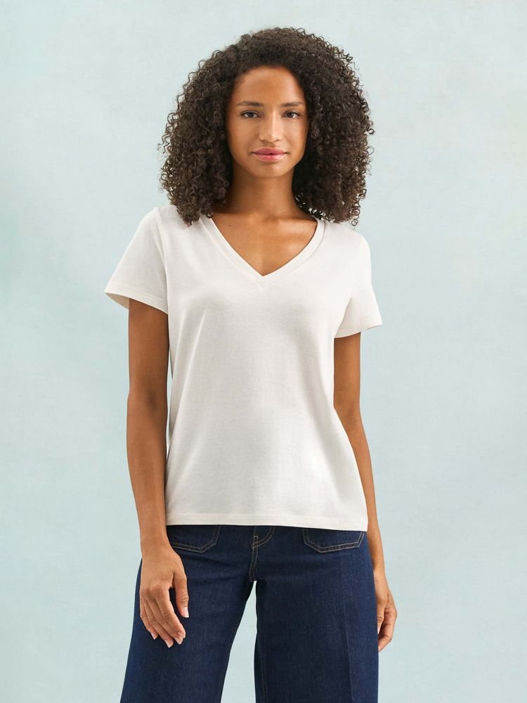 Футболка женская Regent Women с V-образным вырезом фото на сайте Print Logo.