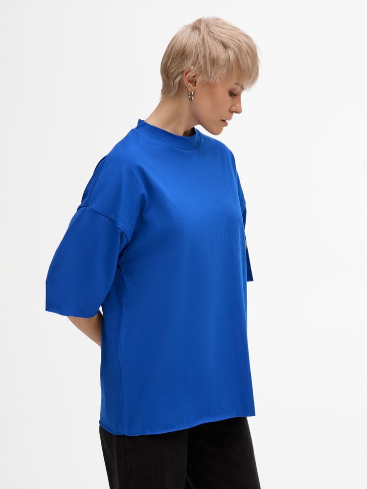 Футболка унисекс T1, синяя, размер XL/XXL