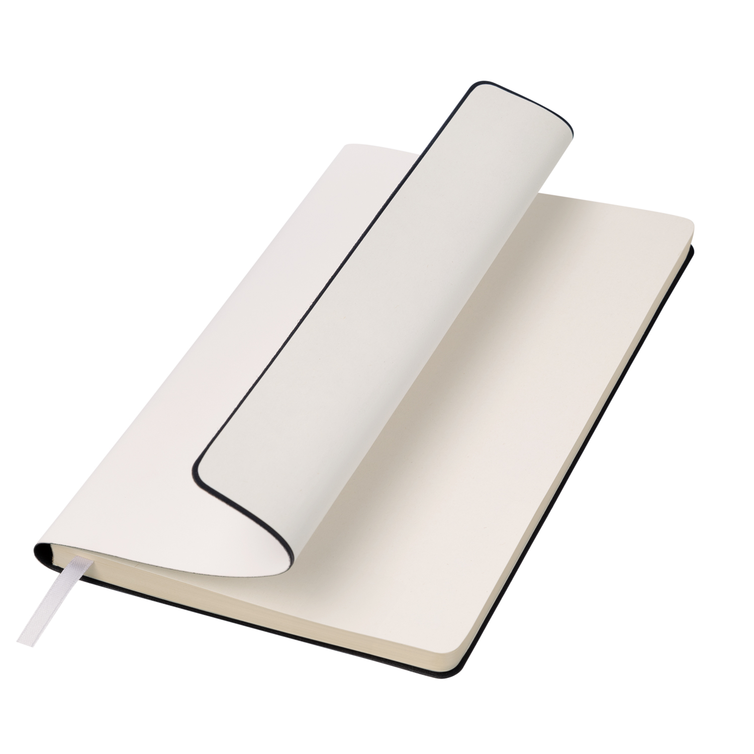 Ежедневник Velvet City недатированный, белый  (без упаковки, без стикера) с логотипом Portobello Trend | Print Logo