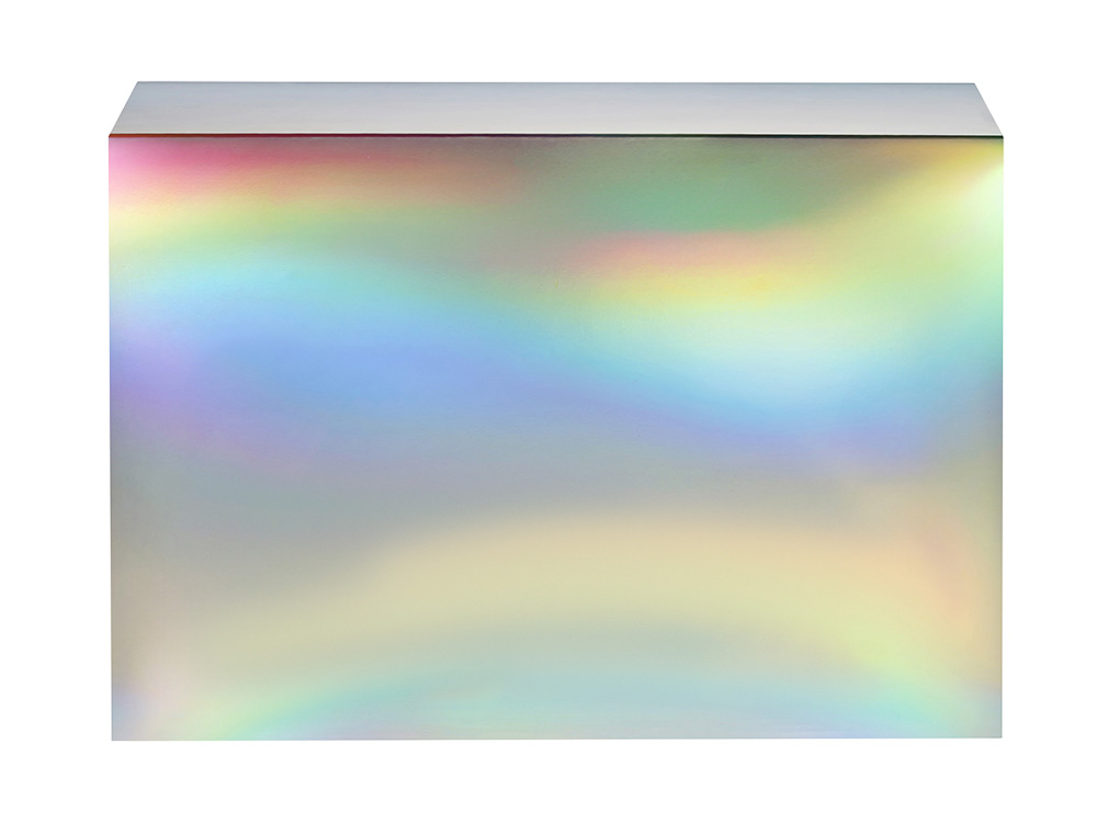 Подарочная коробка с голографическим шубером без печати Aurora, XL, 300х235х105 мм.