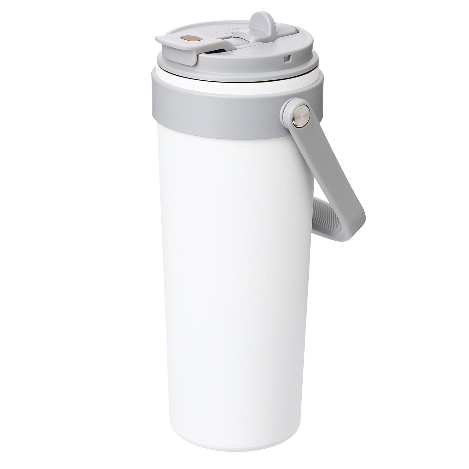 Термокружка вакуумная Solo, белая