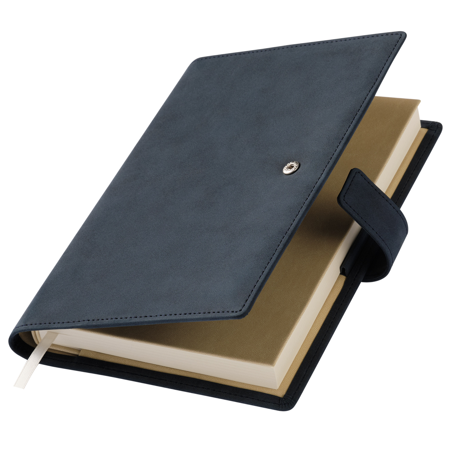 Ежедневник-портфолио Royal NEO недатированный в подарочной коробке, черный с логотипом Portobello Trend | Print Logo