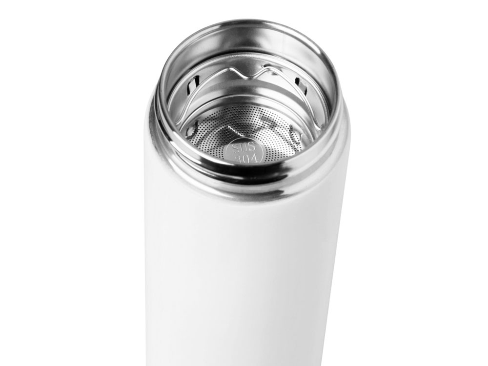 Вакуумный термос Vacuum Flask C1, soft touch, 420мл, белый