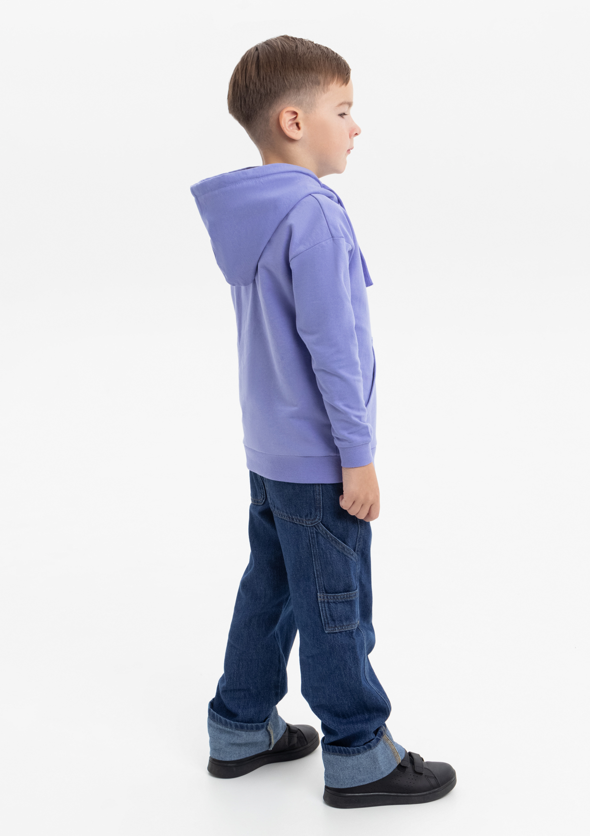 Худи детское STAN футер без начеса 260, 23J, Сливовый,  (95)  (14/14 лет)