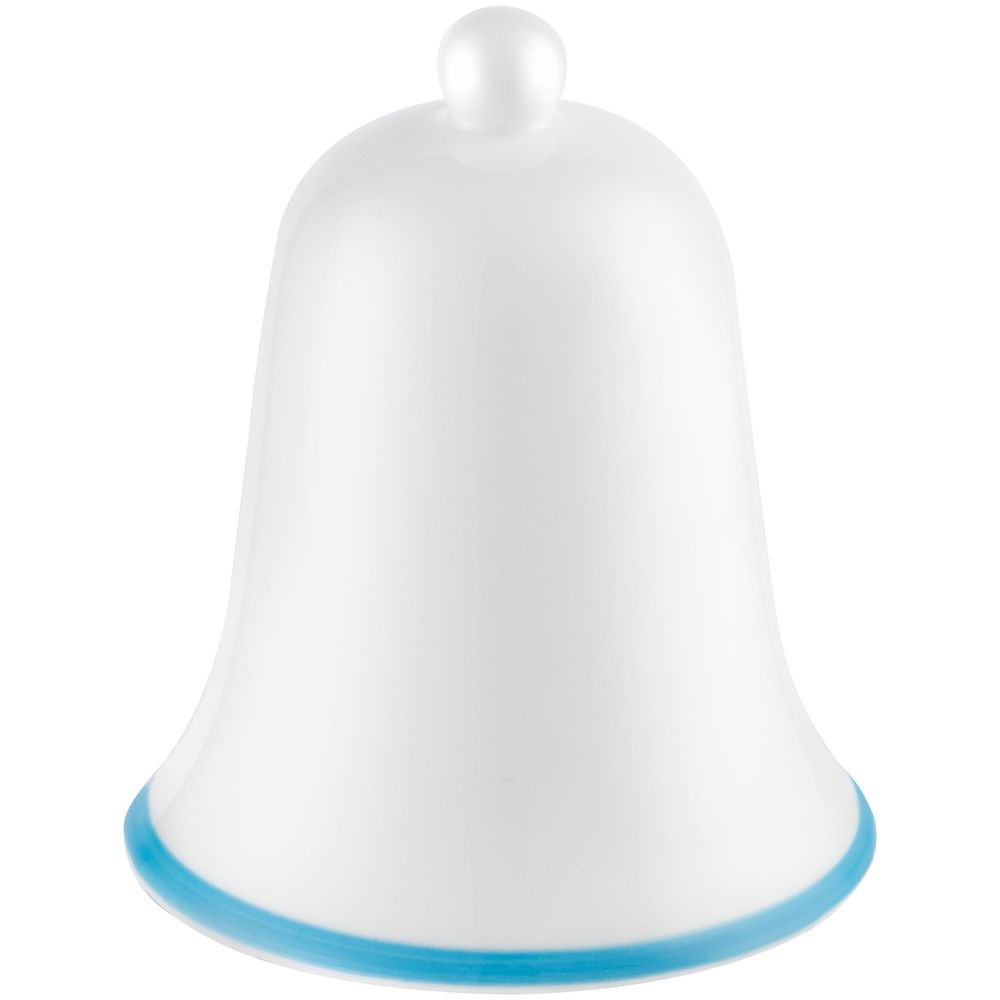Фарфоровый колокольчик «С голубой каемочкой!» фото на сайте Print Logo.