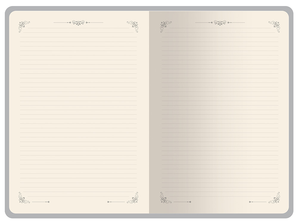 Ежедневник недатированный А4 Royal, черный с бронзовым срезом