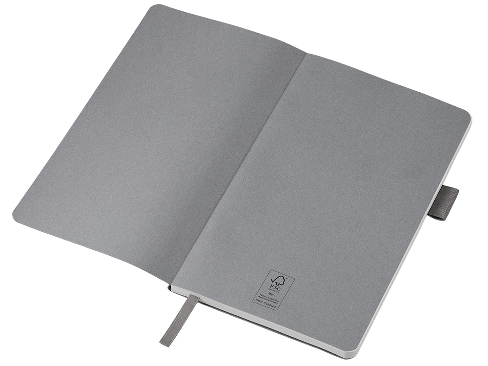 Блокнот Vision Trend А5 в гибкой обложке, серый