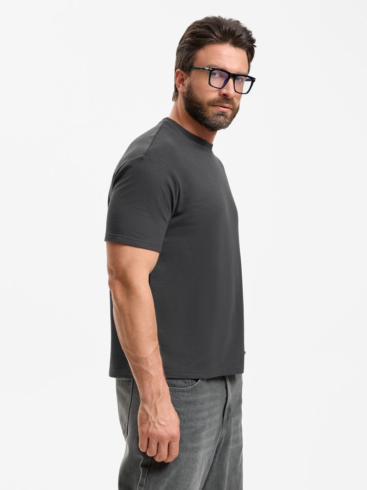 Футболка унисекс Durington, темно-серая (графит), размер XS/S