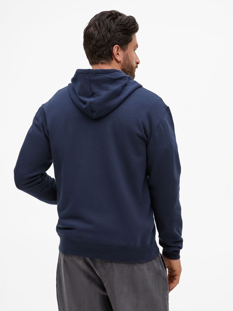 Толстовка унисекс Stone темно-синяя, размер XS