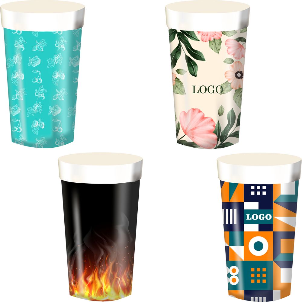 Стакан с печатью Leto на заказ с логотипом сделано в России | Print Logo