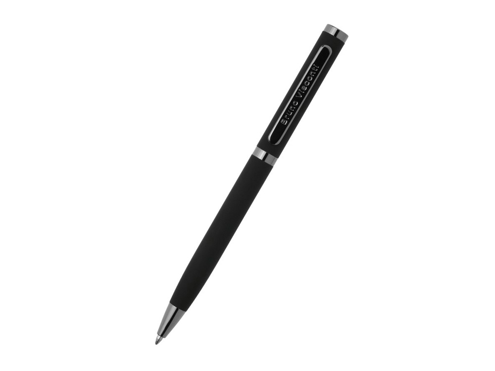 Ручка Firenze шариковая автоматическая софт-тач, черная