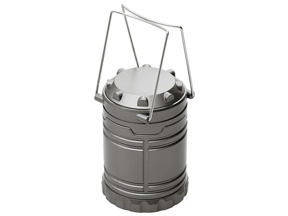 Туристический фонарь с эффектом пламени Beacon, серый