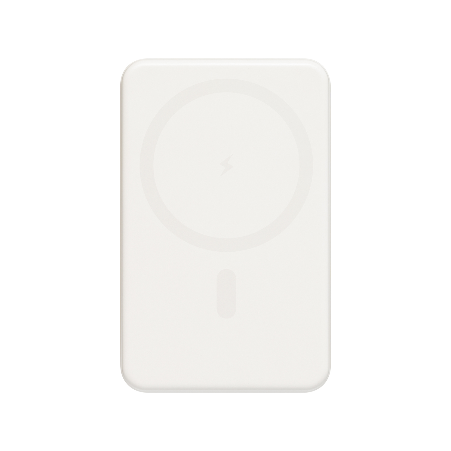 Внешний аккумулятор Ларго PD (Largo PD) 5000mAh с функцией беспроводной зарядки 15W, белый