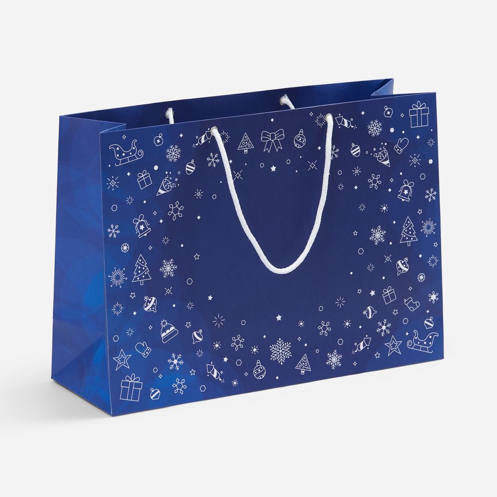 Пакет Snowlace с логотипом сделано в России | Print Logo