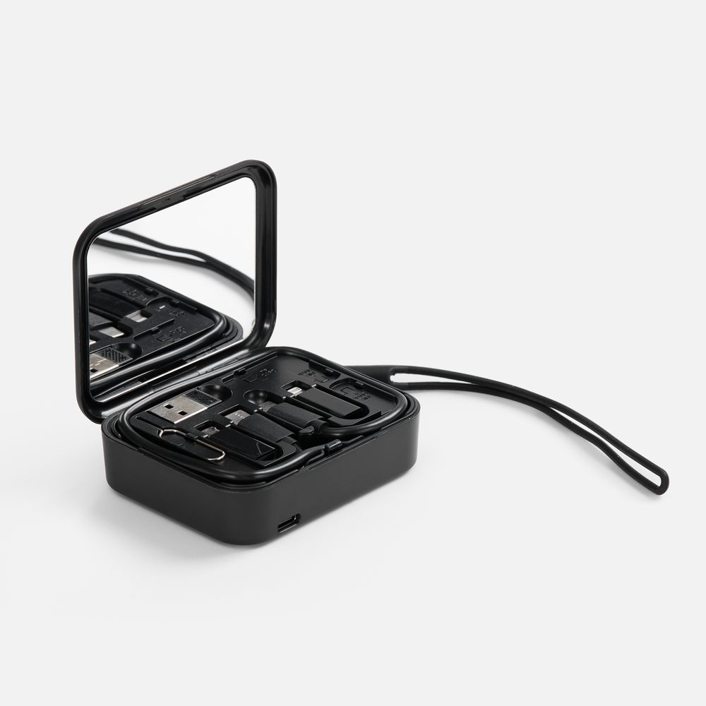 Набор для ухода за гаджетами с беспроводной зарядкой Rules с логотипом Uniscend | Print Logo