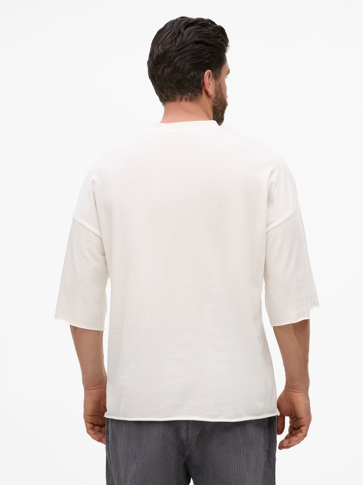 Футболка унисекс T1, молочно-белая, размер XS/S