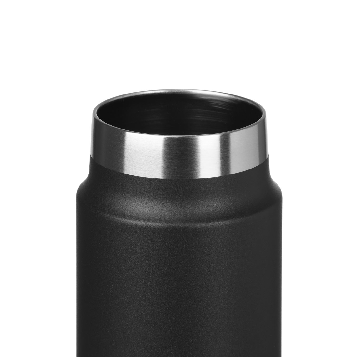 Термобутылка вакуумная герметичная Allegra, серая — пример нанесения логотипа (Portobello Чёрная пятница) | Print Logo