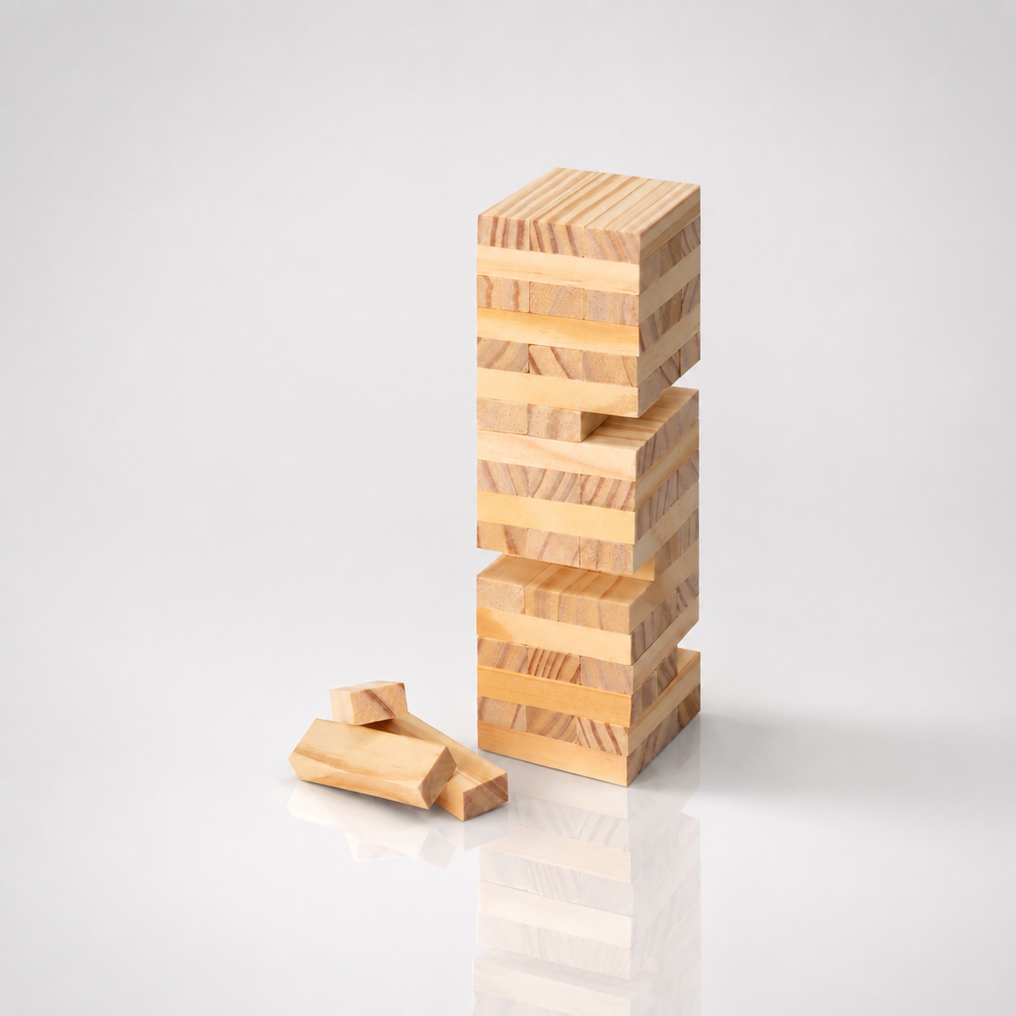 Игра из дерева Tower 54 с логотипом  | Print Logo