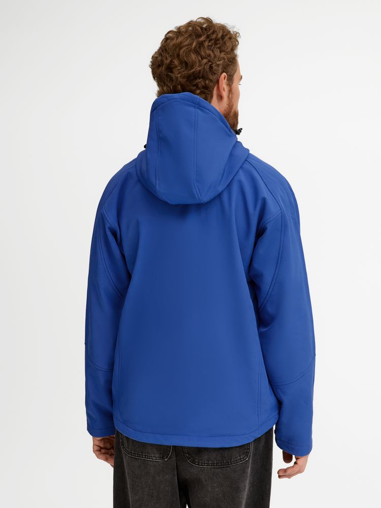 Куртка мужская с капюшоном Replay Men 340, ярко-синяя, размер 3XL