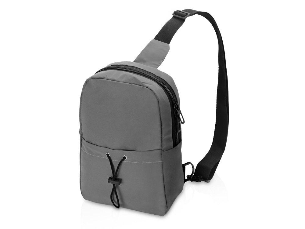 Светоотражающая сумка на одно плечо Neo Reflector с логотипом YoonY | Print Logo