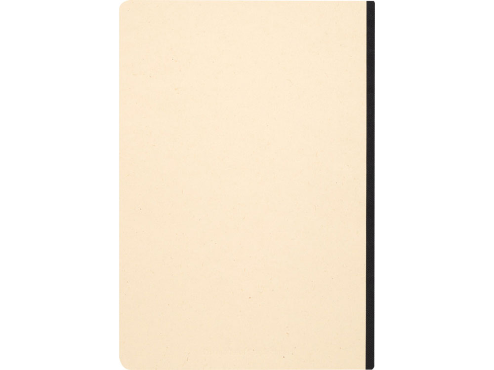 Блокнот из сахарного тростника и RPET А5 Liliana, натуральный/черный