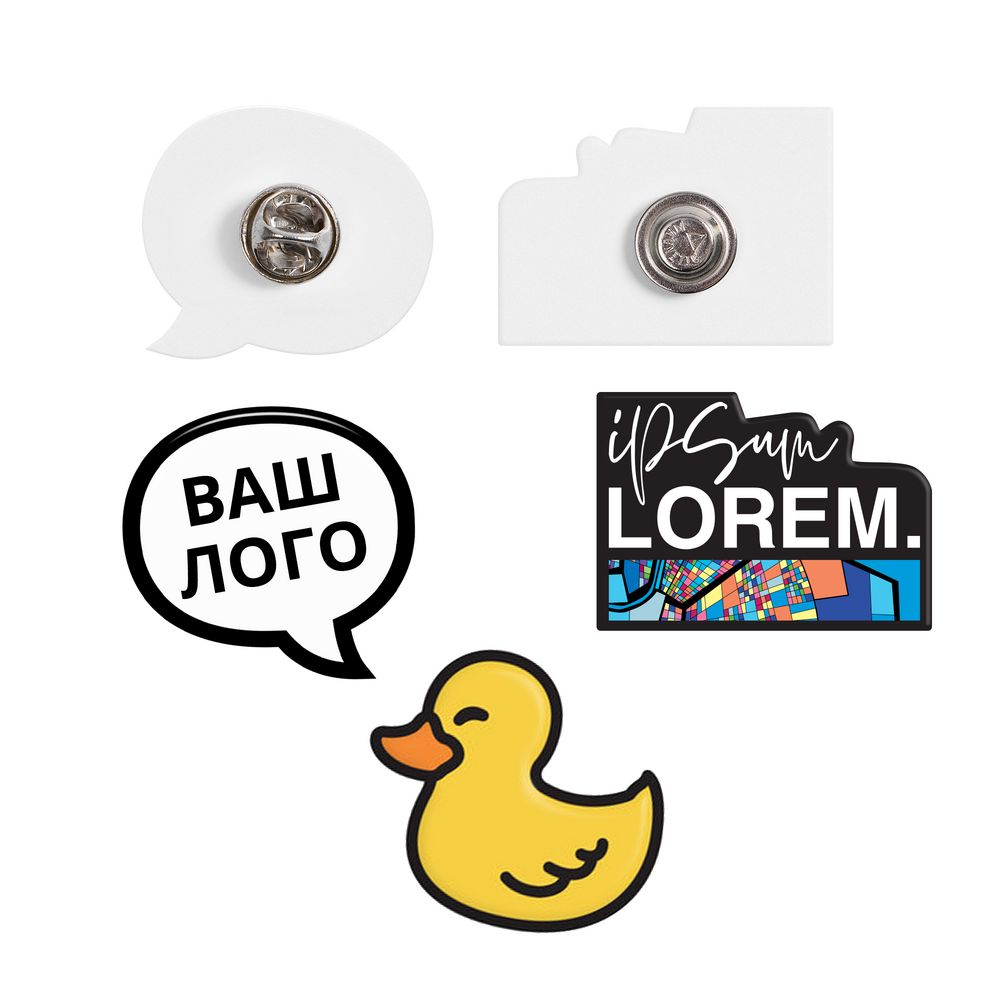 Значок металлический Essence на заказ с логотипом сделано в России | Print Logo