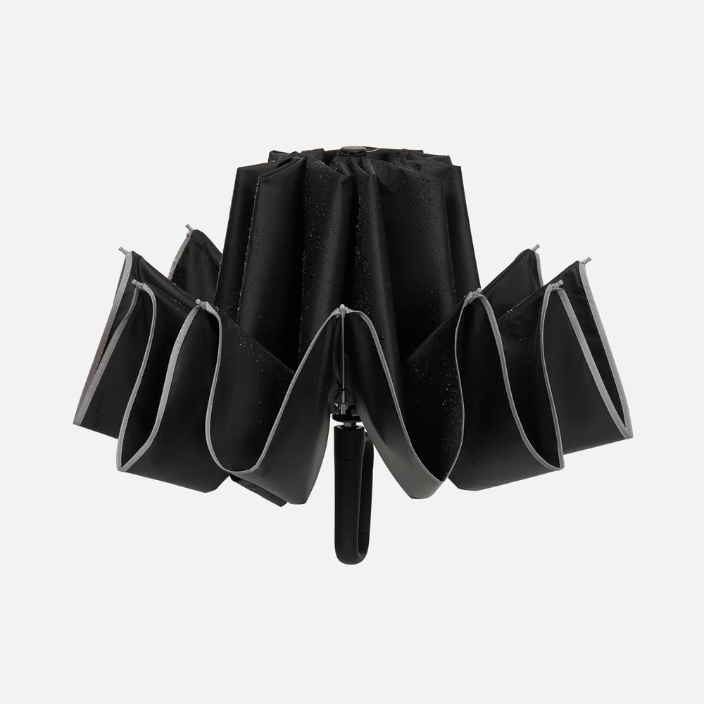 Зонт обратного сложения с ручкой-карабином Foldberry и подарки фото на сайте Print logo.