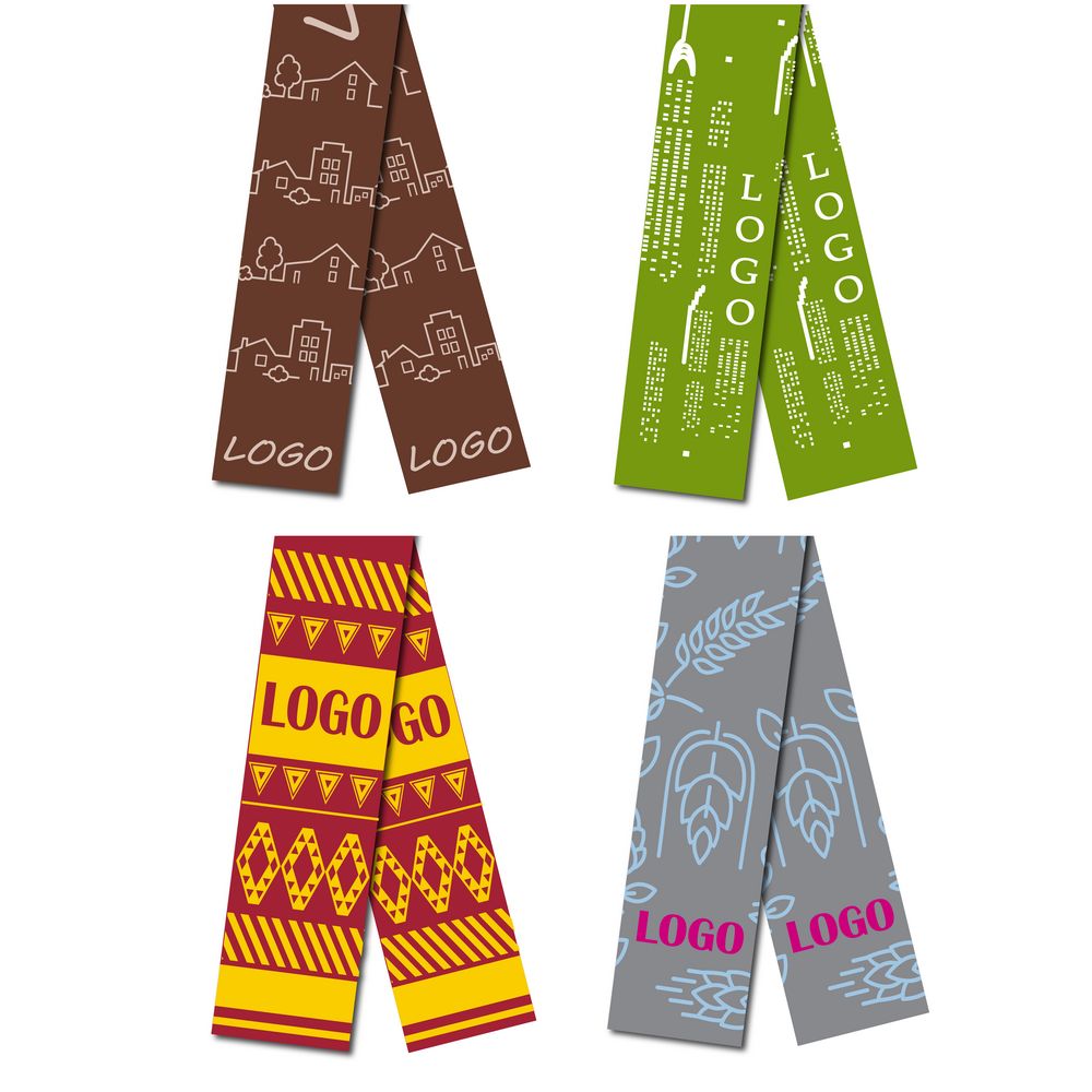 Шарф на заказ Tricksy Classic Fint, M с логотипом сделано в России | Print Logo