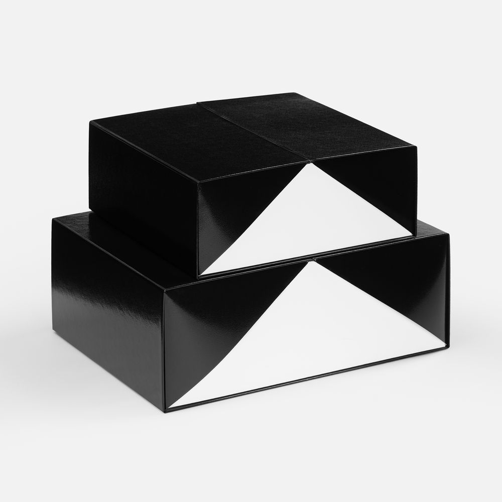 Коробка складная Foldream, S — пример нанесения логотипа () | Print Logo