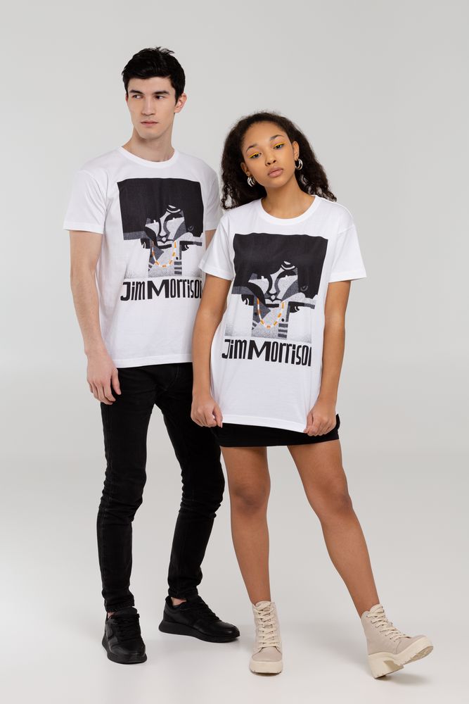 Футболка «Меламед. Jim Morrison» — пример нанесения логотипа (Author's) | Print Logo