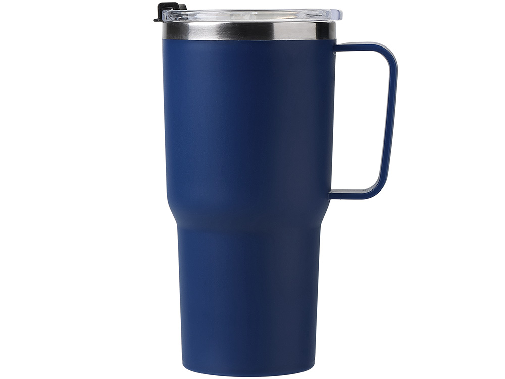 Термокружка Кенчер с двойными стенками из нержавеющей стали 304 и полипропилена, королевский синий