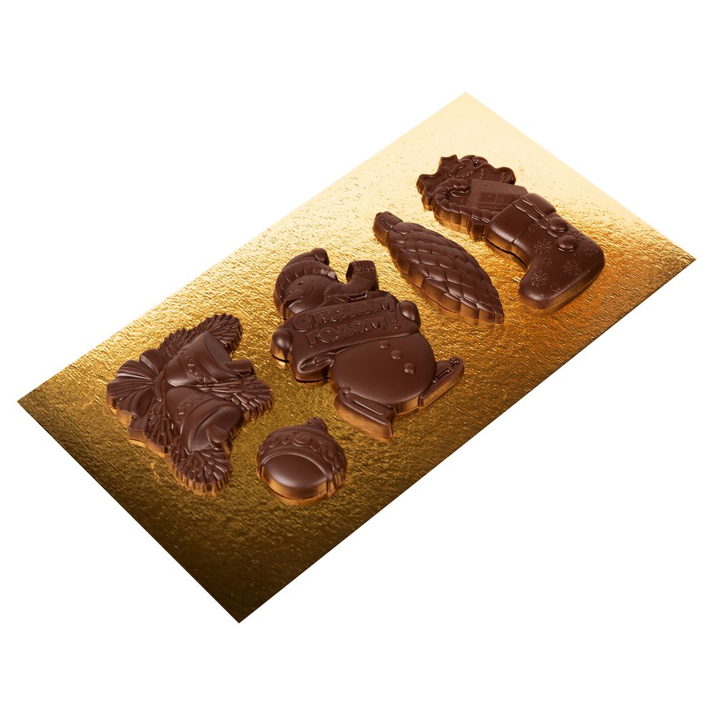 набор фигурного шоколада choco new year на заказ фото на сайте Print Logo.