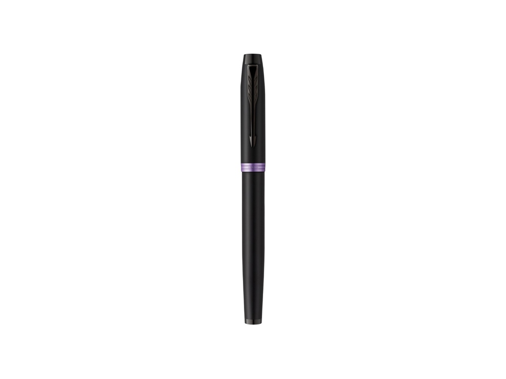 Перьевая ручка Parker IM Vibrant Rings Flame Amethyst Purple, стержень:F, цвет чернил: blue, в подарочной упаковке.