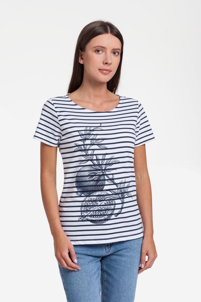 Футболка женская Grand Granat New с логотипом Принтэссенция | Print Logo