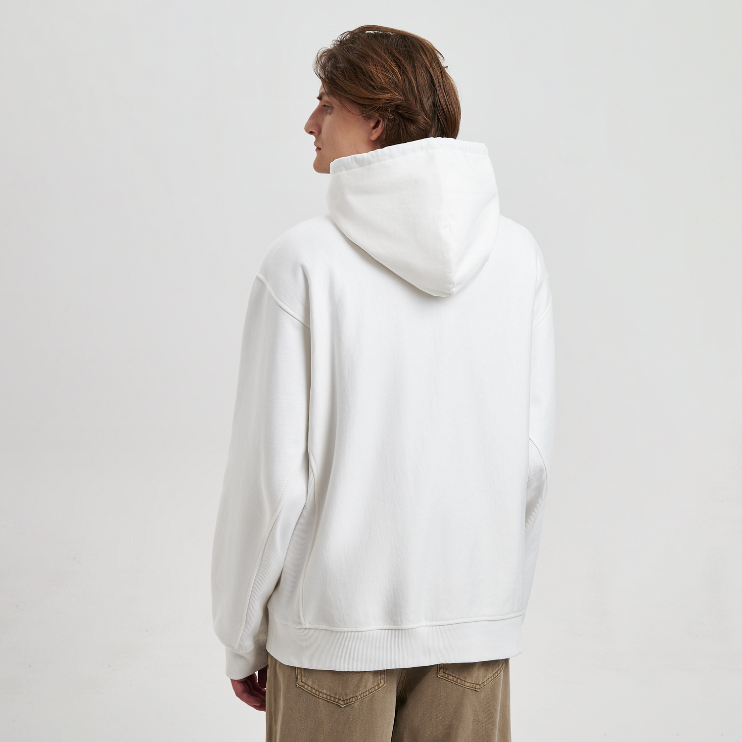 Худи релакс унисекс Адвенче (Adventure), белый, размер XL/2XL