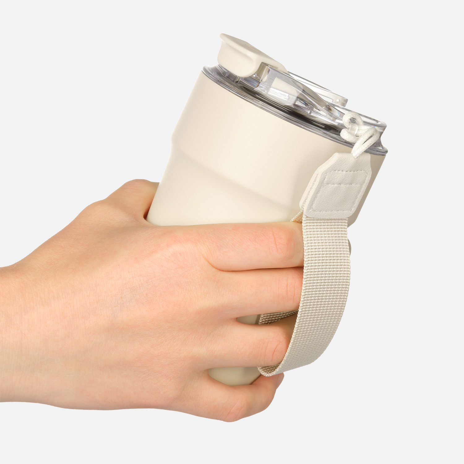 Термокружка вакуумная Монако, бежевый