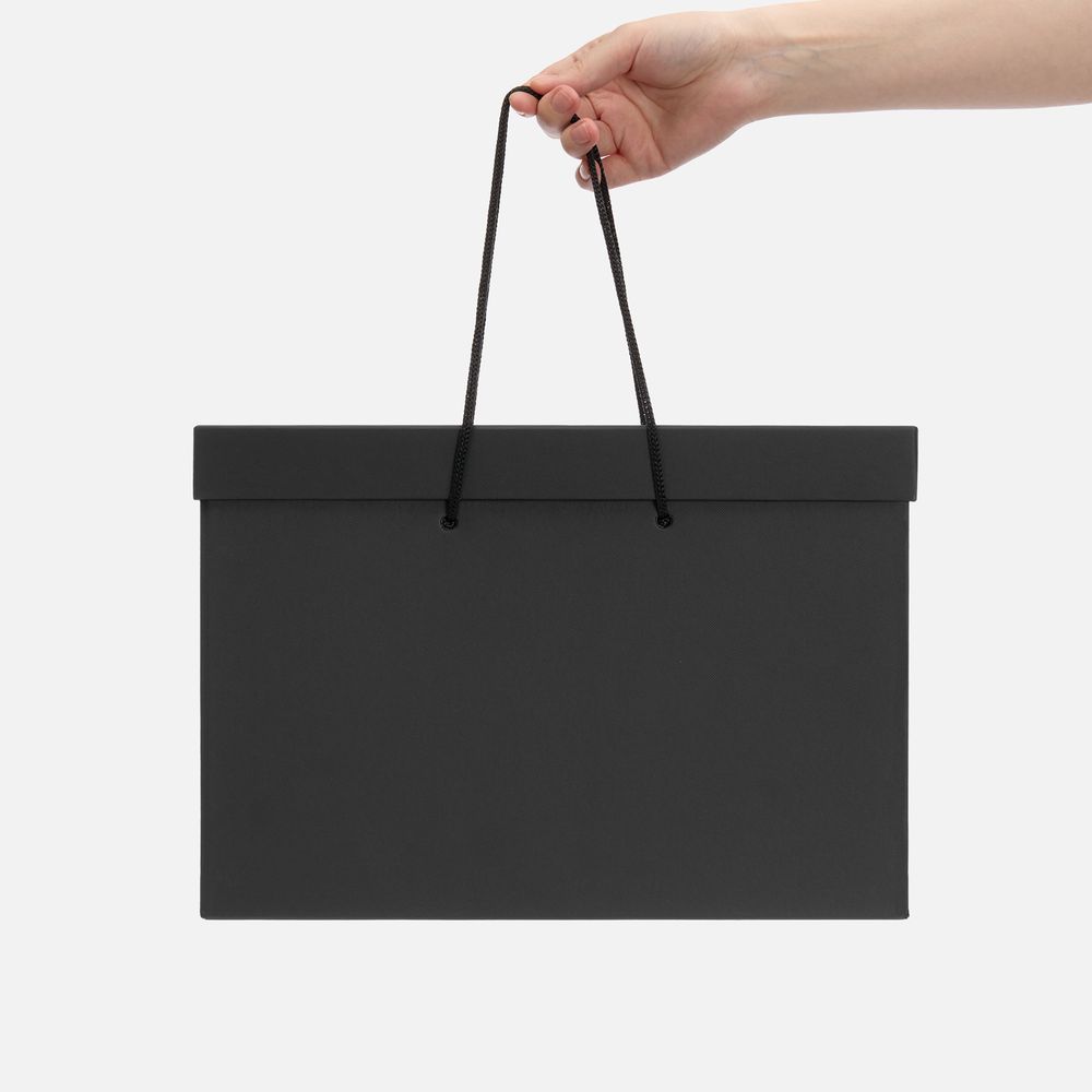 Коробка Handgrip, горизонтальная — пример нанесения логотипа (сделано в России) | Print Logo